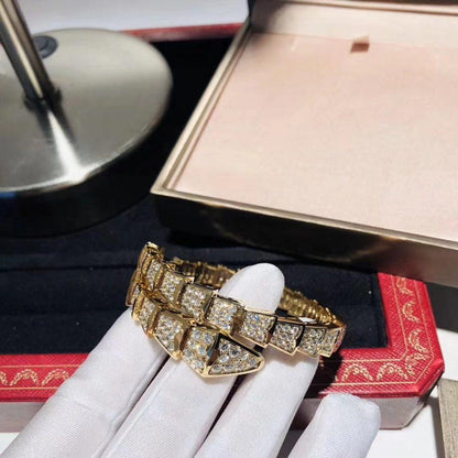 [Star Jewelry]SERPENTI BRACELET 8MM GOLD DIAMOND