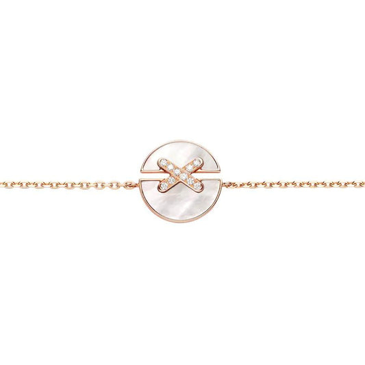 [Star Jewelry]JEUX DE BRACELET MOP PINK GOLD DIAMONDS