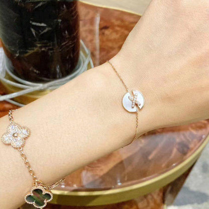 [Star Jewelry]JEUX DE BRACELET MOP PINK GOLD DIAMONDS