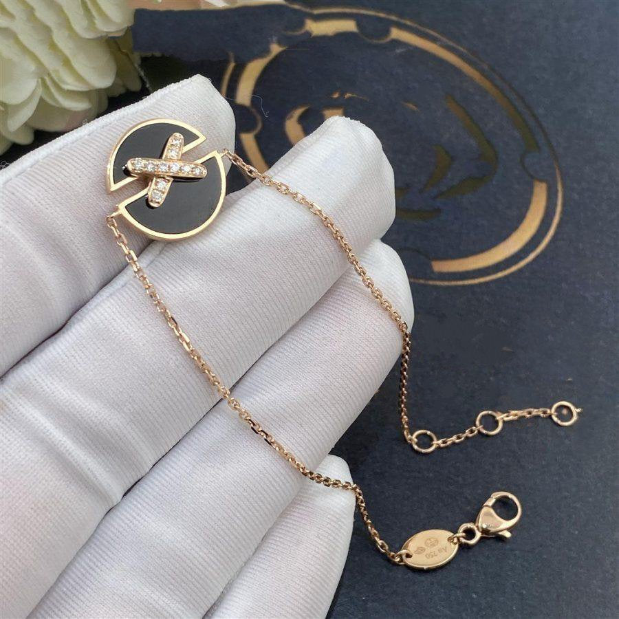 [Star Jewelry]JEUX DE BRACELET ONYX PINK GOLD DIAMOND