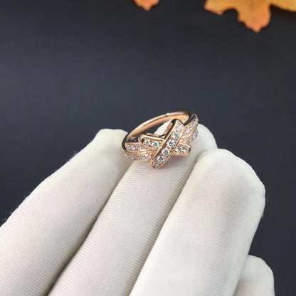 [Star Jewelry]JEUX DE RING PINK GOLD DIAMOND