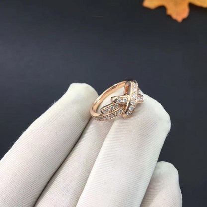 [Star Jewelry]JEUX DE RING PINK GOLD DIAMOND