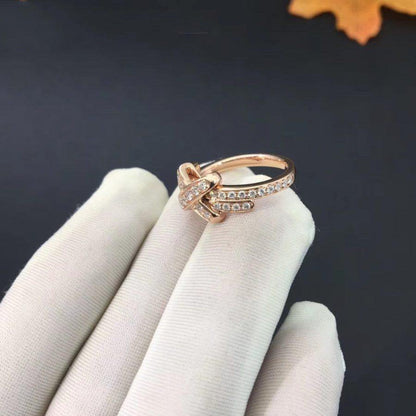 [Star Jewelry]JEUX DE RING PINK GOLD DIAMOND