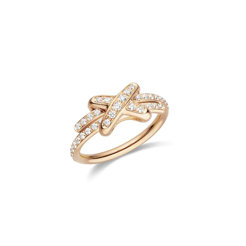 [Star Jewelry]JEUX DE RING PINK GOLD DIAMOND