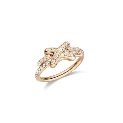 [Star Jewelry]JEUX DE RING PINK GOLD DIAMOND