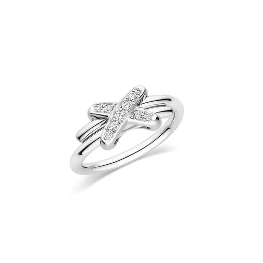 [Star Jewelry]JEUX DE SILVER DIAMOND RING