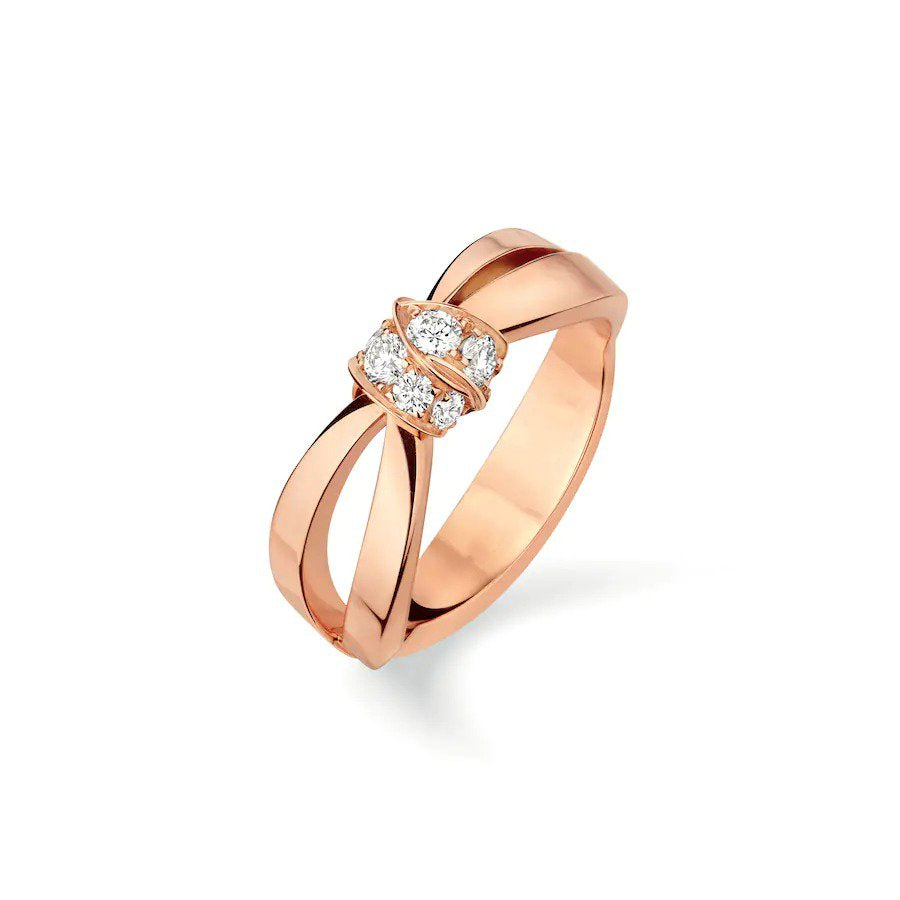 [Star Jewelry]LIENS RING PINK GOLD DIAMOND