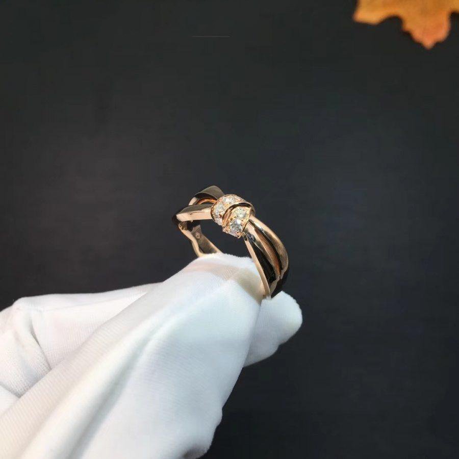 [Star Jewelry]LIENS RING PINK GOLD DIAMOND