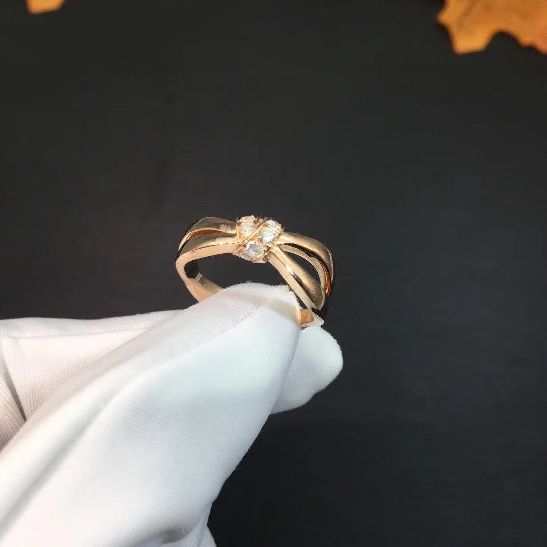 [Star Jewelry]LIENS RING PINK GOLD DIAMOND