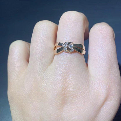 [Star Jewelry]LIENS RING PINK GOLD DIAMOND