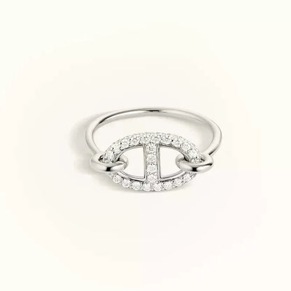 [Star Jewelry]RONDE SMALL SILVER DIAMOND RING