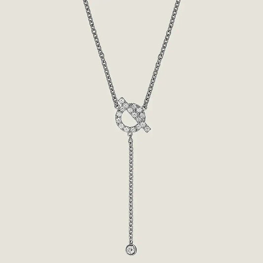 [Star Jewelry]FINESSE SILVER DIAMOND NECKLACE