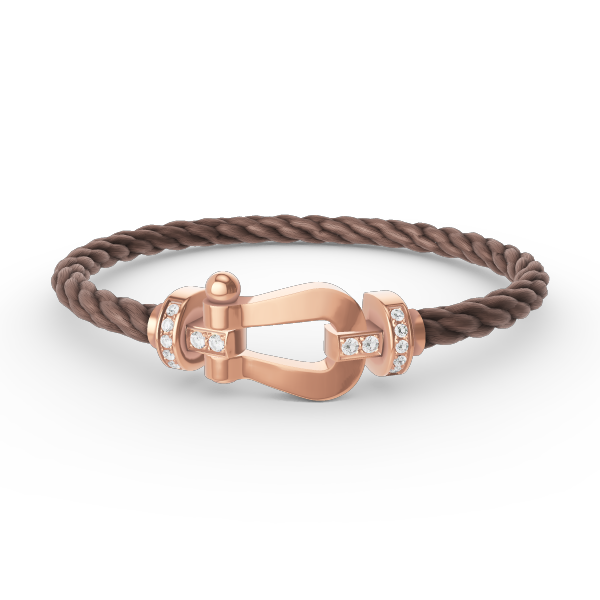 [Star Jewelry]FORCE LARGE HORSESHOE HALF DIAMOND BRACELET ROSE GOLD