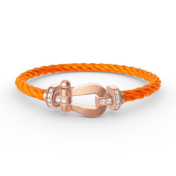[Star Jewelry]FORCE LARGE HORSESHOE HALF DIAMOND BRACELET ROSE GOLD