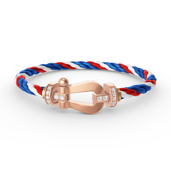 [Star Jewelry]FORCE LARGE HORSESHOE HALF DIAMOND BRACELET ROSE GOLD