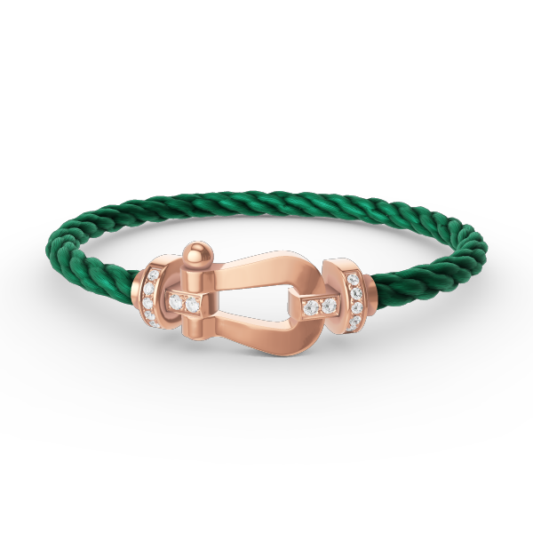 [Star Jewelry]FORCE LARGE HORSESHOE HALF DIAMOND BRACELET ROSE GOLD
