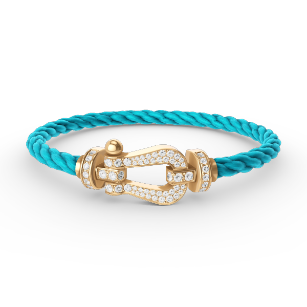 [Star Jewelry]FORCE LARGE HORSESHOE FULL DIAMOND BRACELET GOLD