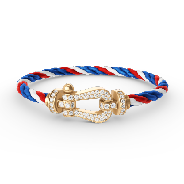 [Star Jewelry]FORCE LARGE HORSESHOE FULL DIAMOND BRACELET GOLD