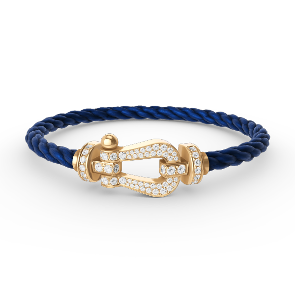 [Star Jewelry]FORCE LARGE HORSESHOE FULL DIAMOND BRACELET GOLD