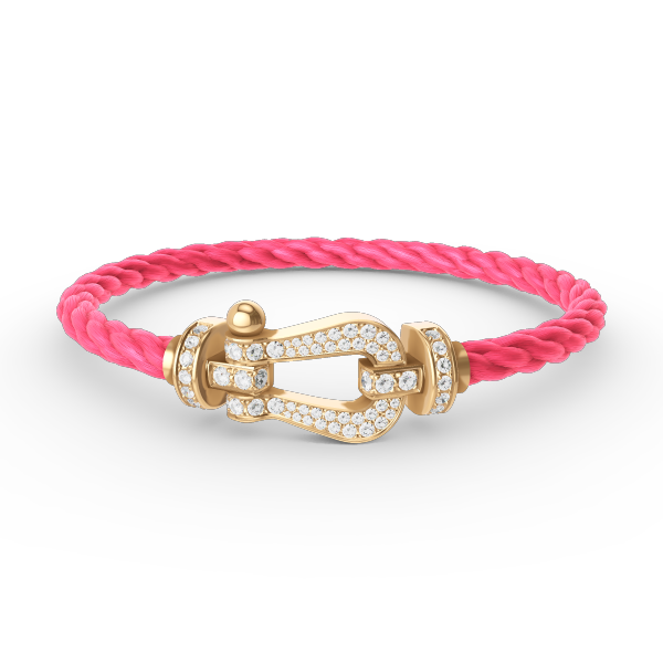 [Star Jewelry]FORCE LARGE HORSESHOE FULL DIAMOND BRACELET GOLD