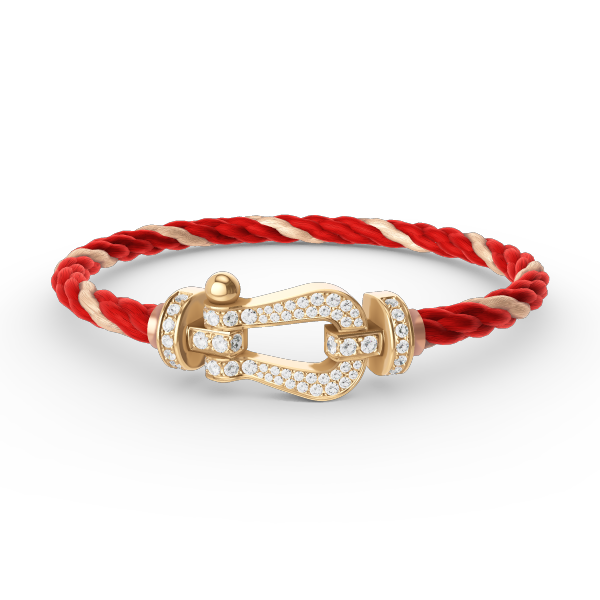 [Star Jewelry]FORCE LARGE HORSESHOE FULL DIAMOND BRACELET GOLD