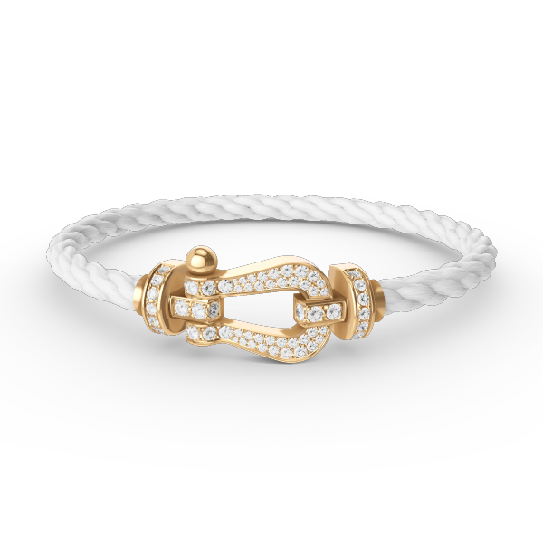 [Star Jewelry]FORCE LARGE HORSESHOE FULL DIAMOND BRACELET GOLD