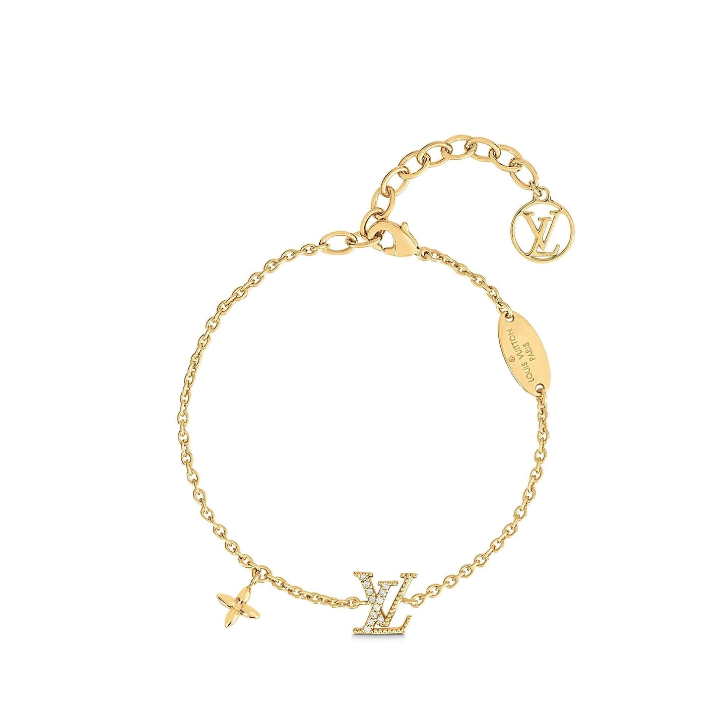 [Star Jewelry]LOGO STAR MOTIF GOLD BRACELET