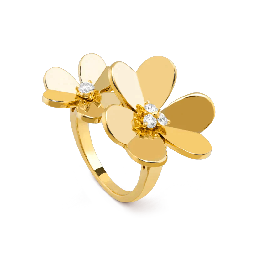 [Star Jewelry]CLOVER COMOS GOLD DIAMOND RING