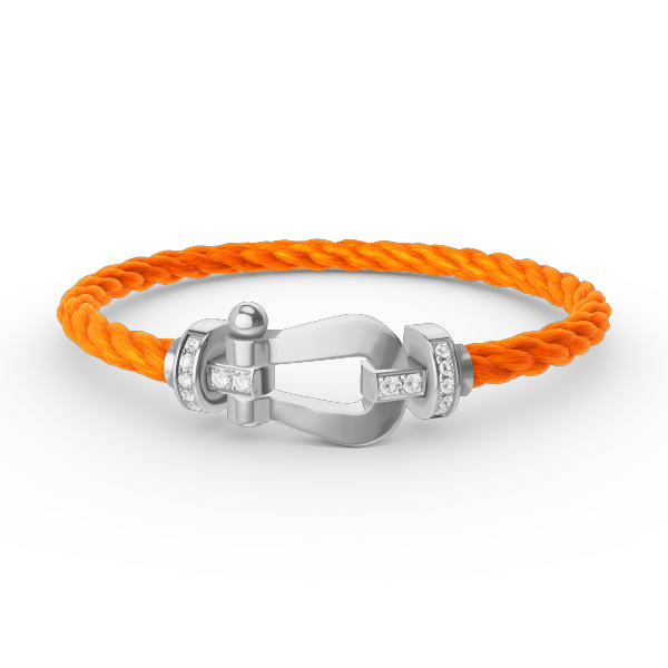 [Star Jewelry]FORCE LARGE HORSESHOE HALF DIAMOND BRACELET SILVER