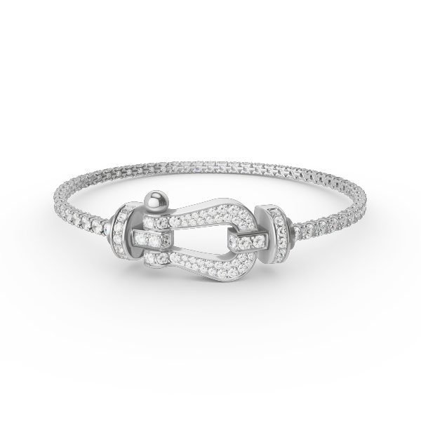 [Star Jewelry]FORCE  LARGE HORSESHOE FULL DIAMOND TENNIS BRACELET