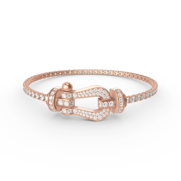 [Star Jewelry]FORCE  LARGE HORSESHOE FULL DIAMOND TENNIS BRACELET