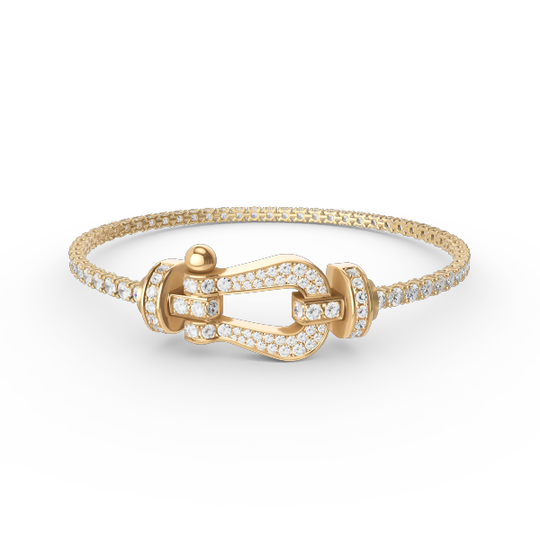 [Star Jewelry]FORCE  LARGE HORSESHOE FULL DIAMOND TENNIS BRACELET