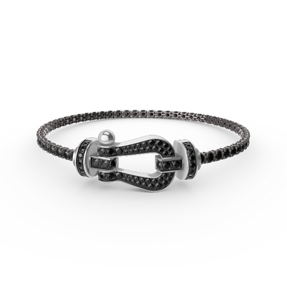 [Star Jewelry]FORCE  LARGE HORSESHOE FULL DIAMOND TENNIS BRACELET